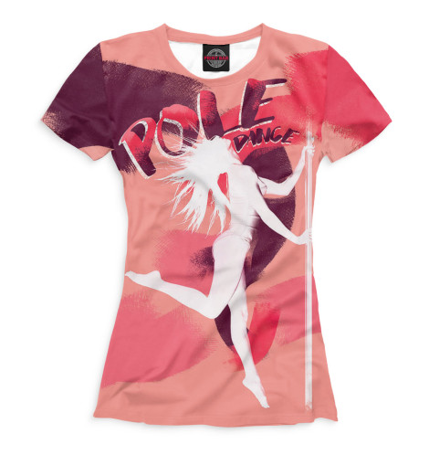 

Футболки Print Bar, Молочно-белый, Pole Dance