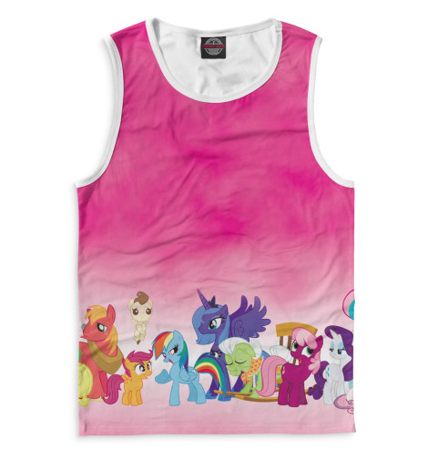 

Майки Print Bar, Белый, My Little Pony