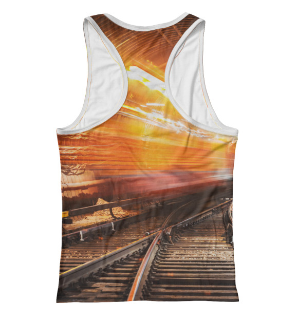 Женская майка-борцовка с изображением METRO EXODUS цвета Белый