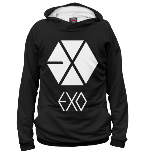 

Худи Print Bar, Белый, EXO