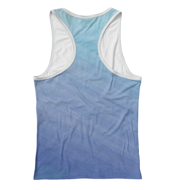 Женская майка-борцовка с изображением Лучший инженер цвета Белый