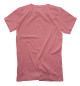 Мужская футболка Розовый кролик с цветами