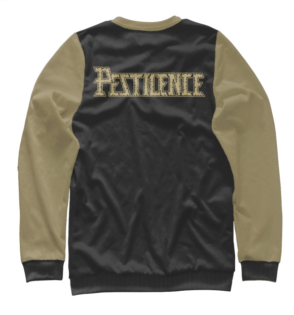 Свитшот для мальчиков с изображением Pestilence цвета Белый