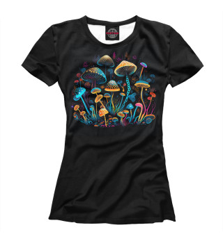 Женская футболка Magic mushrooms