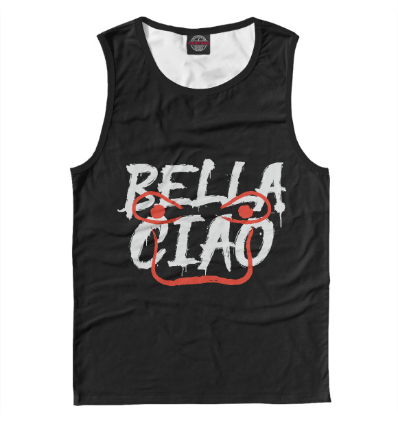 Майка для мальчика с изображением Bella Ciao цвета Белый