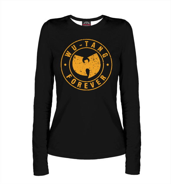Женский лонгслив с изображением Wu-Tang - Навсегда цвета Белый