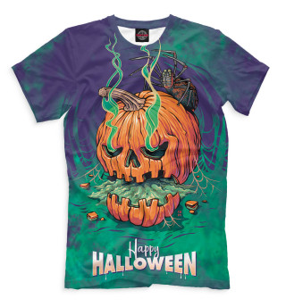 Мужская футболка Happy halloween