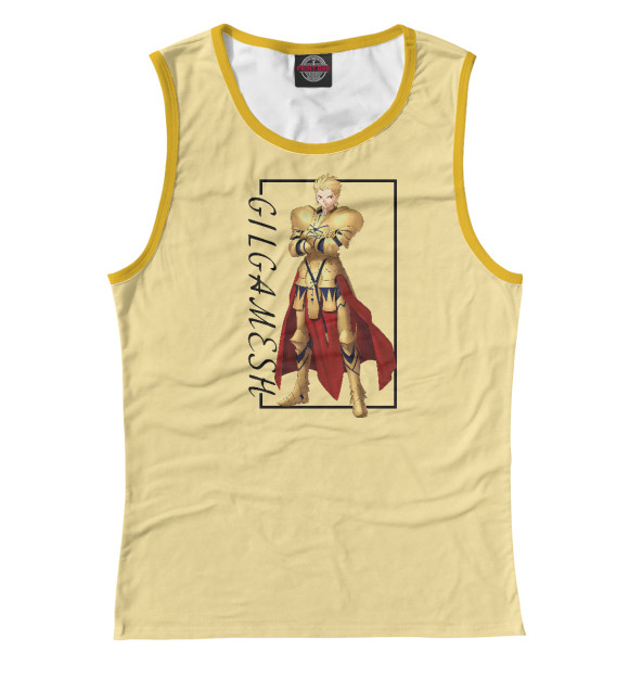 Майка для девочки с изображением Gilgamesh Fate цвета Белый