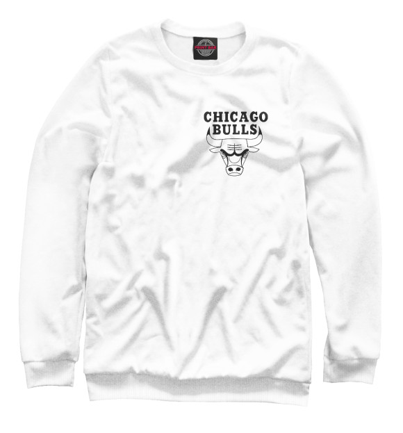 Свитшот для мальчиков с изображением Chicago Bulls цвета Белый