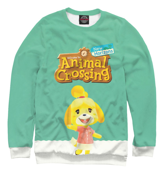 Свитшот для мальчиков с изображением Animal Crossing цвета Белый