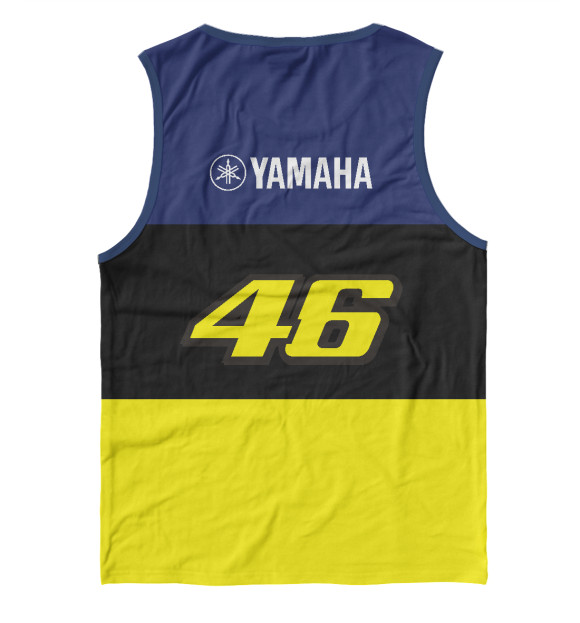 Майка для мальчика с изображением Yamaha VR46 цвета Белый
