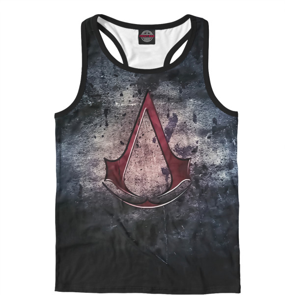 Мужская майка-борцовка с изображением ASSASSIN'S CREED цвета Белый