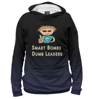 Худи для мальчика Smart Bombs Dumb Leders