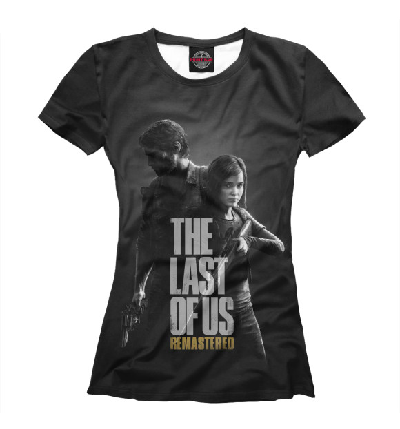 Женская футболка с изображением The Last of Us цвета Белый