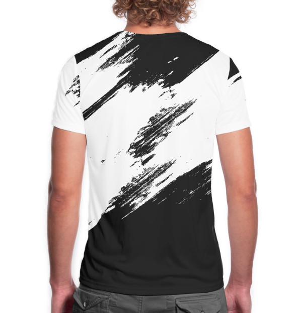 Мужская футболка с изображением JDM цвета Белый