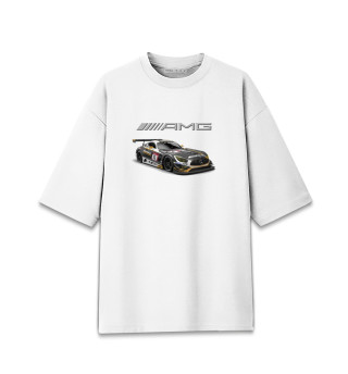 Женская футболка оверсайз Mercedes AMG Motorsport