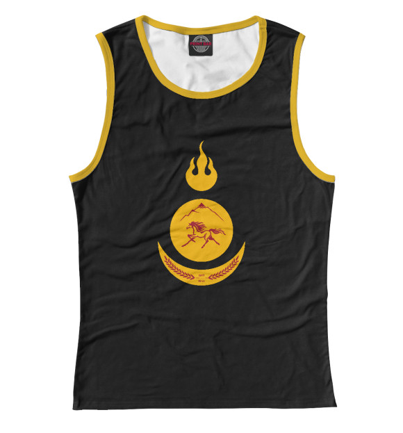 Майка для девочки с изображением Kurumkan цвета Белый