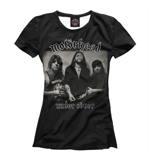 Женская футболка с изображением Motorhead цвета Белый