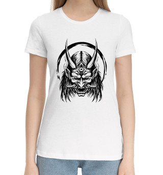 Хлопковая футболка для девочек Японский демон