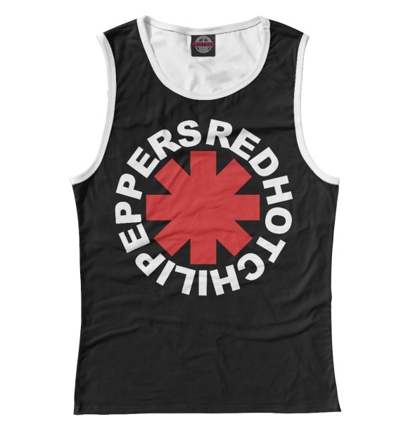 Майка для девочки с изображением Red Hot Chili Peppers цвета Белый