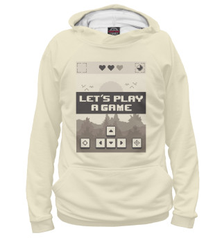 Женское худи Let's play a game