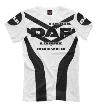 Мужская футболка DAF \ Дальнобойщик