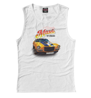 Маслкар Chevrolet Camaro на белом