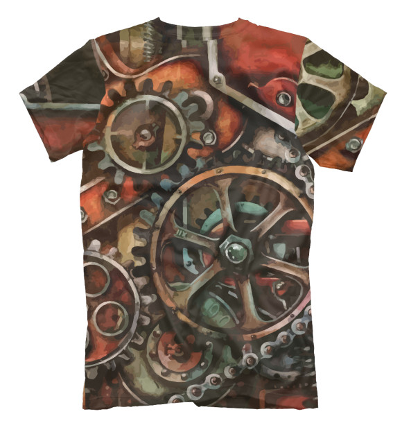 Футболка для мальчиков с изображением Редуктор / Steampunk цвета Белый