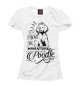 Футболка для девочек I love my poodle