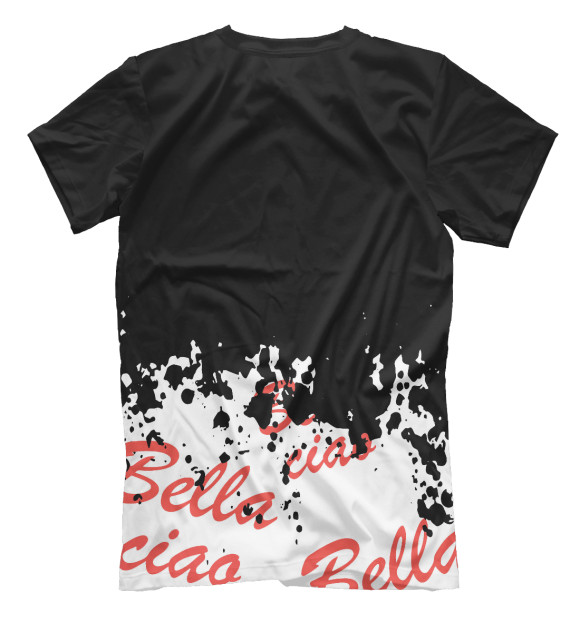 Мужская футболка с изображением La Casa de Papel / Бумажный цвета Белый
