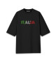 Женская футболка оверсайз Italia