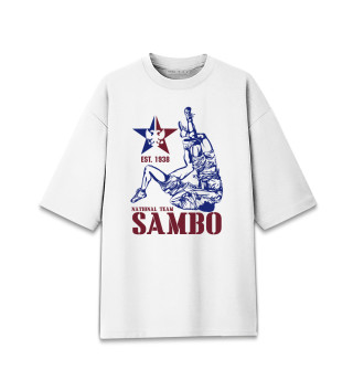 Мужская футболка оверсайз Sambo