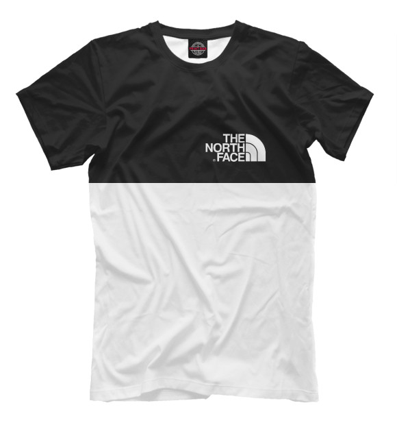 Футболка для мальчиков с изображением The North Face цвета Белый