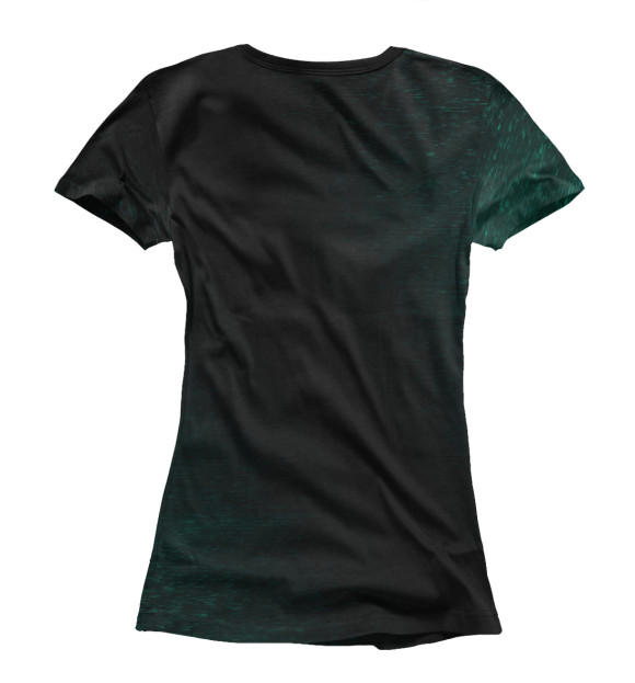 Женская футболка с изображением Ленд Ровер | Est. 1978 - Глитч цвета Белый