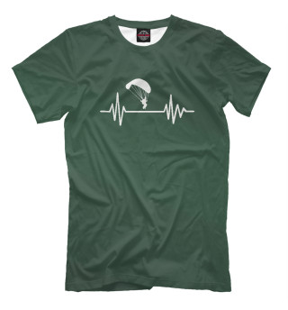 Мужская футболка Parachute frequency