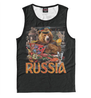 Майка для мальчика RUSSIA (Русский Медведь)