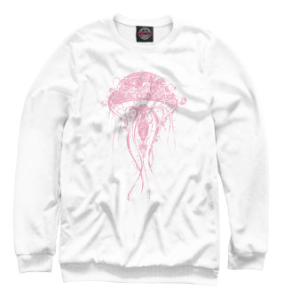 Женский свитшот Розовая медуза