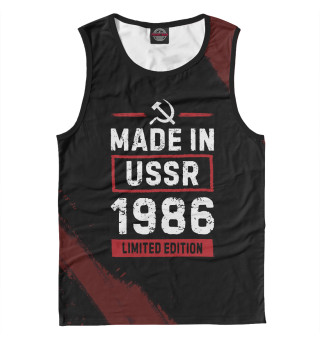 Мужская майка Made In 1986 USSR