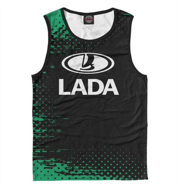 Майка для мальчика с изображением LADA цвета Белый