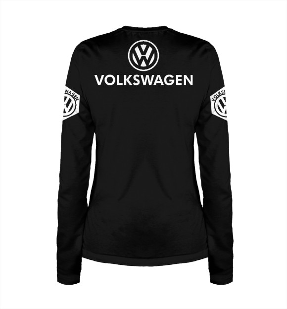 Женский лонгслив с изображением Volkswagen цвета Белый