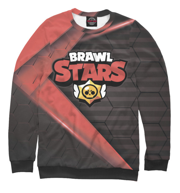 Свитшот для мальчиков с изображением Brawl Stars цвета Белый