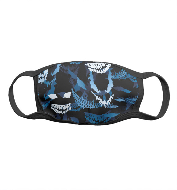 Маска тканевая с притом Drain monsters цвета Белый Маска тканевая с изображением Drain monsters цвета Белый