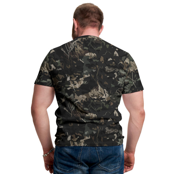 Мужская футболка с изображением Вельш-корги-пемброк спецназ цвета Белый