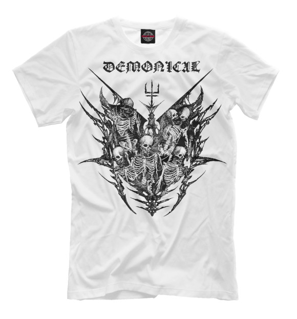 Футболка для мальчиков с изображением Demonical цвета Белый