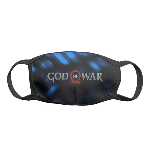 Маска тканевая с притом Playstation цвета Белый Маска тканевая с изображением Playstation цвета Белый