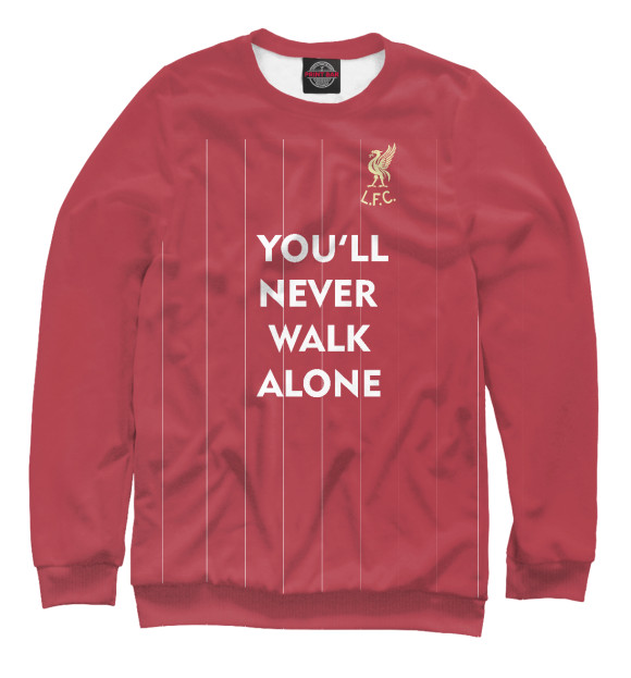 Свитшот для мальчиков с изображением Liverpool цвета Белый