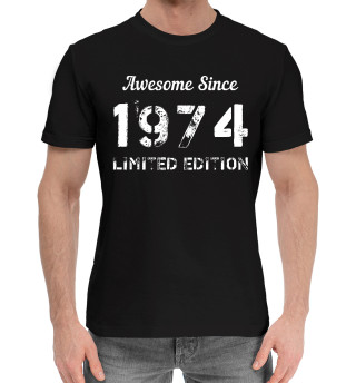 Хлопковая футболка для мальчиков Awesome Since 1974