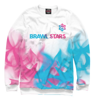 Свитшот для мальчиков Brawl Stars Neon Gradient (дым)