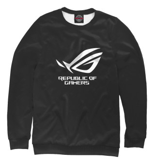 Свитшот, Футболка, Майка, Майка борцовка, Худи, Лонгслив, Маска  Asus Republic of Gamers (946895)