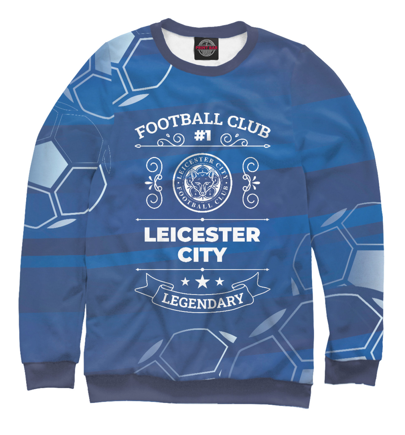 Мужской Свитшот Leicester City FC #1, артикул: FTO-816586-swi-2